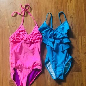 Set of Girl’s Swimsuits Size 6x